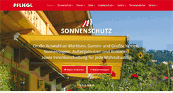 Desktop Screenshot of pfliegl-prien.de